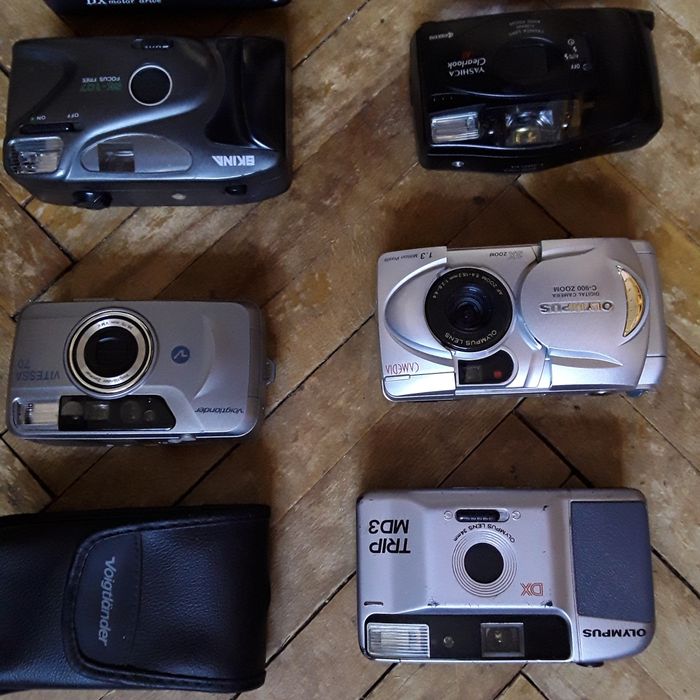 колекція цифрових та плівкових фотоапаратів (10 шт)