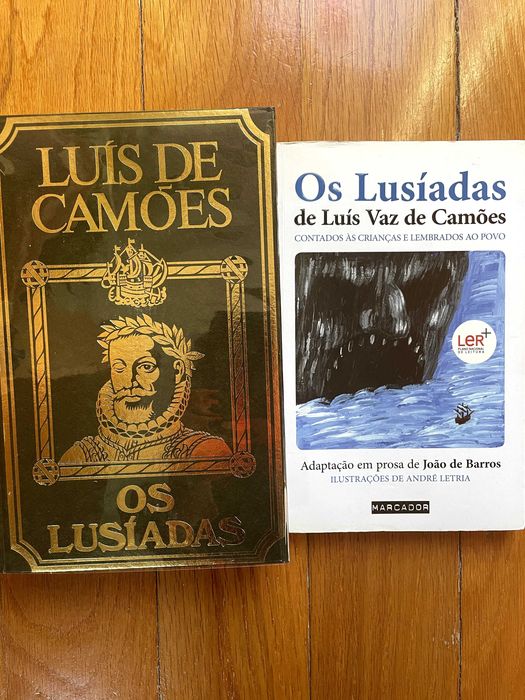 Livro "Os Lusíadas" + Livro de explicação (LER+ plano nac. de leitura)