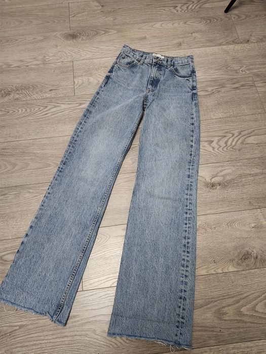 Джинси zara wide legs 34p