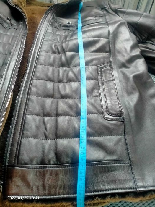 Кожаная курточка зима