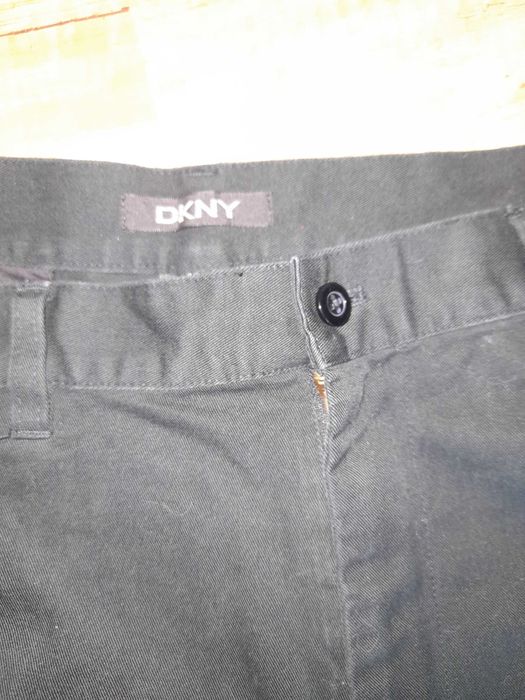 Szorty DKNY czarne spodenki L Bermudy w30 jeans
