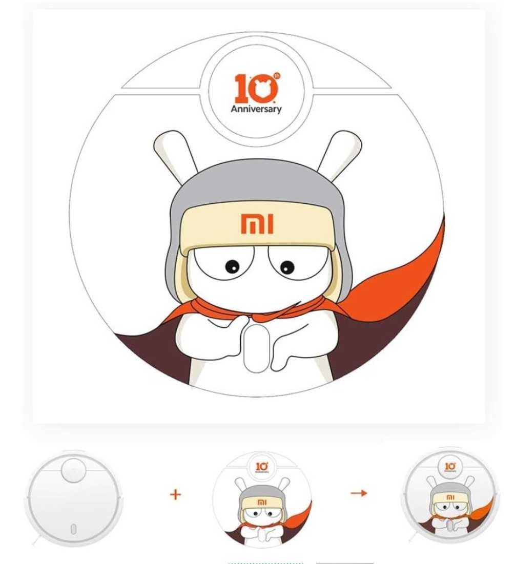 Naklejka do robota sprzątającego Xiaomi Mi Vacuum Cleaner edycja