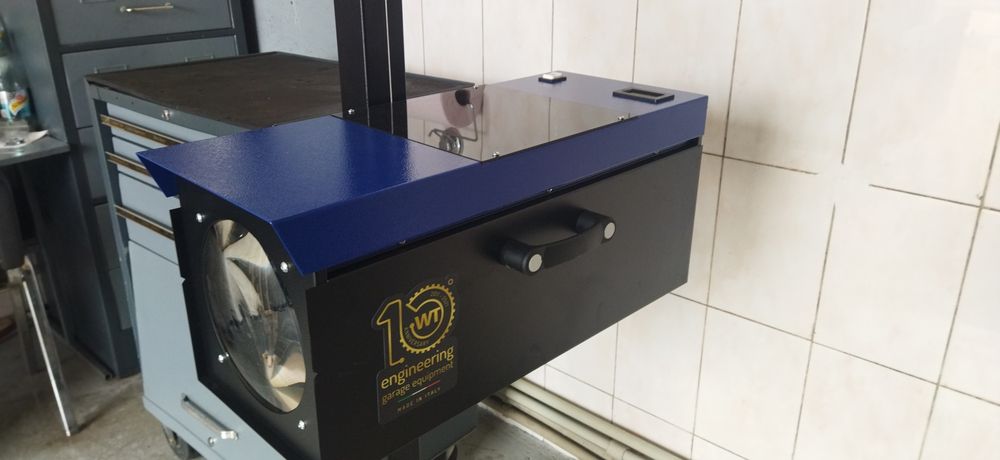 Регулировка фар на стенде с лазерным позиционированием. Светодиоды.