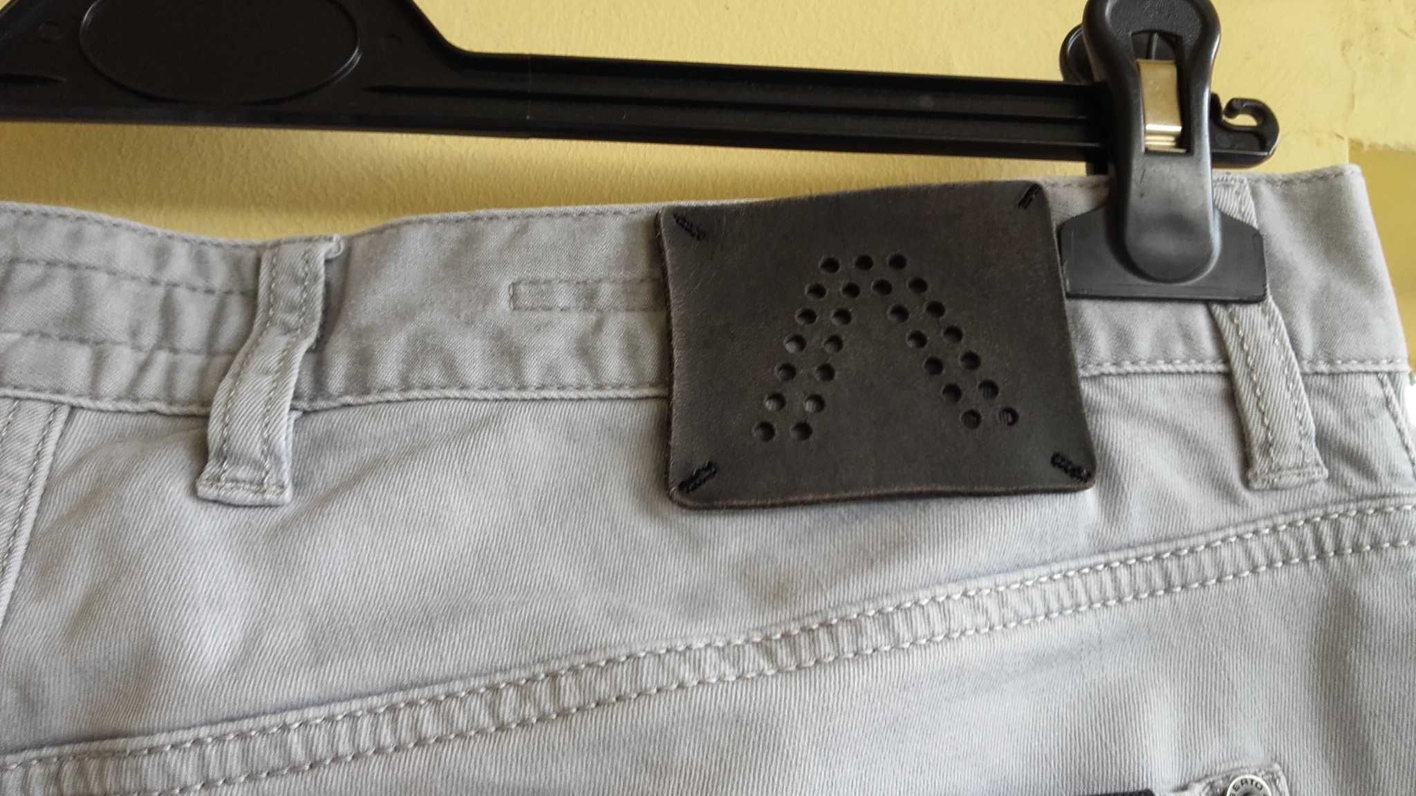 Spodnie Alberto roz XL jasno-szare