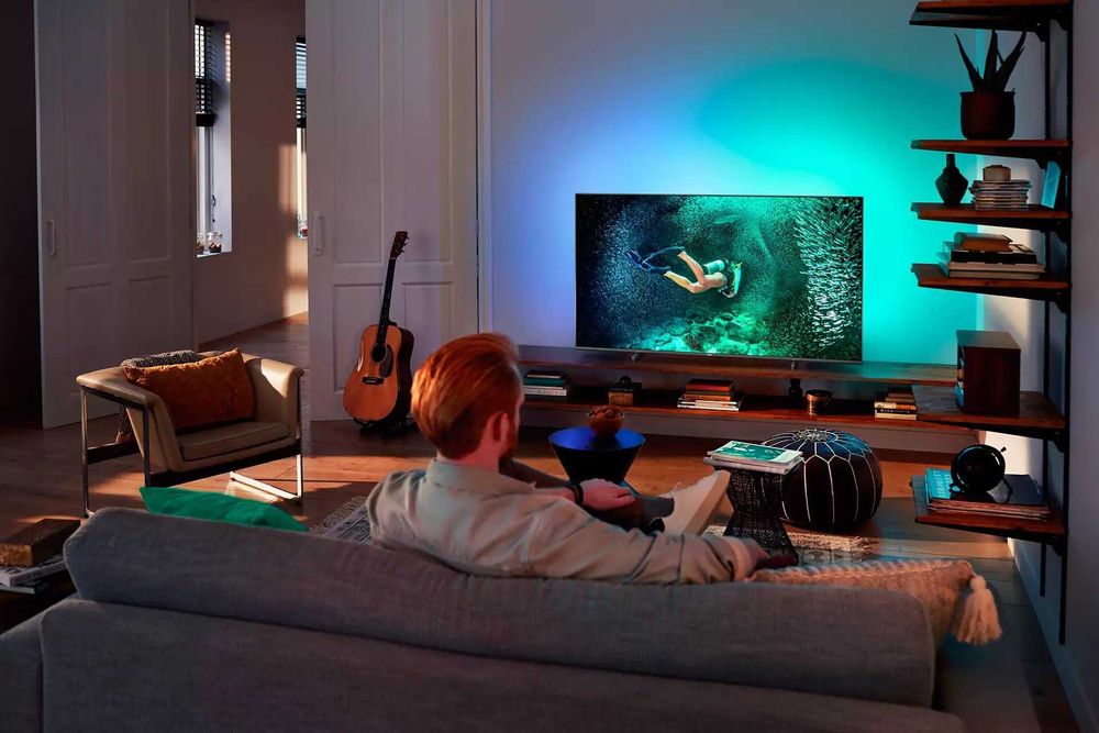 Philips LED 43" 4K AndroidTV Ambilight x3 43PUS7956 Telewizor Nowy GW