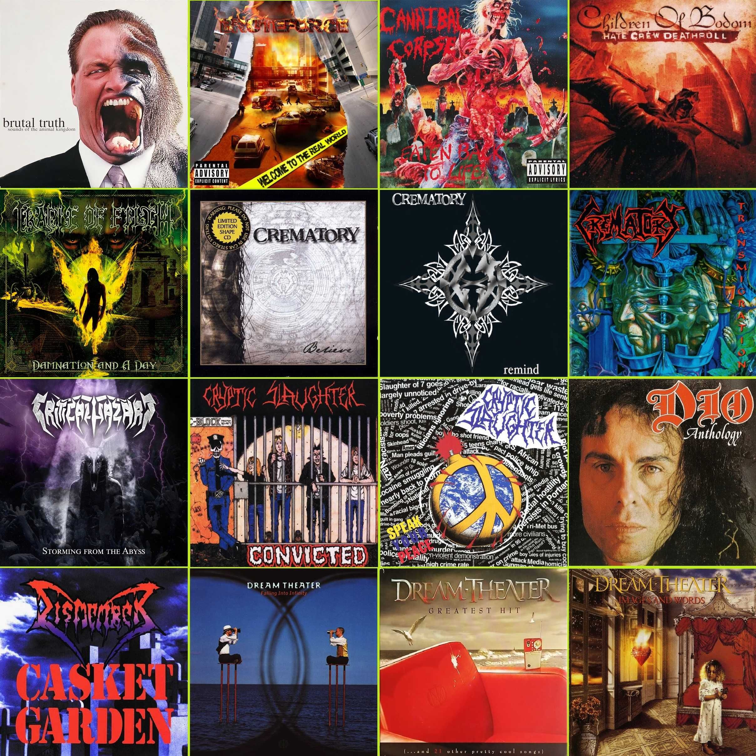 116 CDs - METAL - Muito Bom Estado