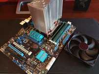 Zestaw części komputerowych. CPU+Płyta+Ram+Cooler