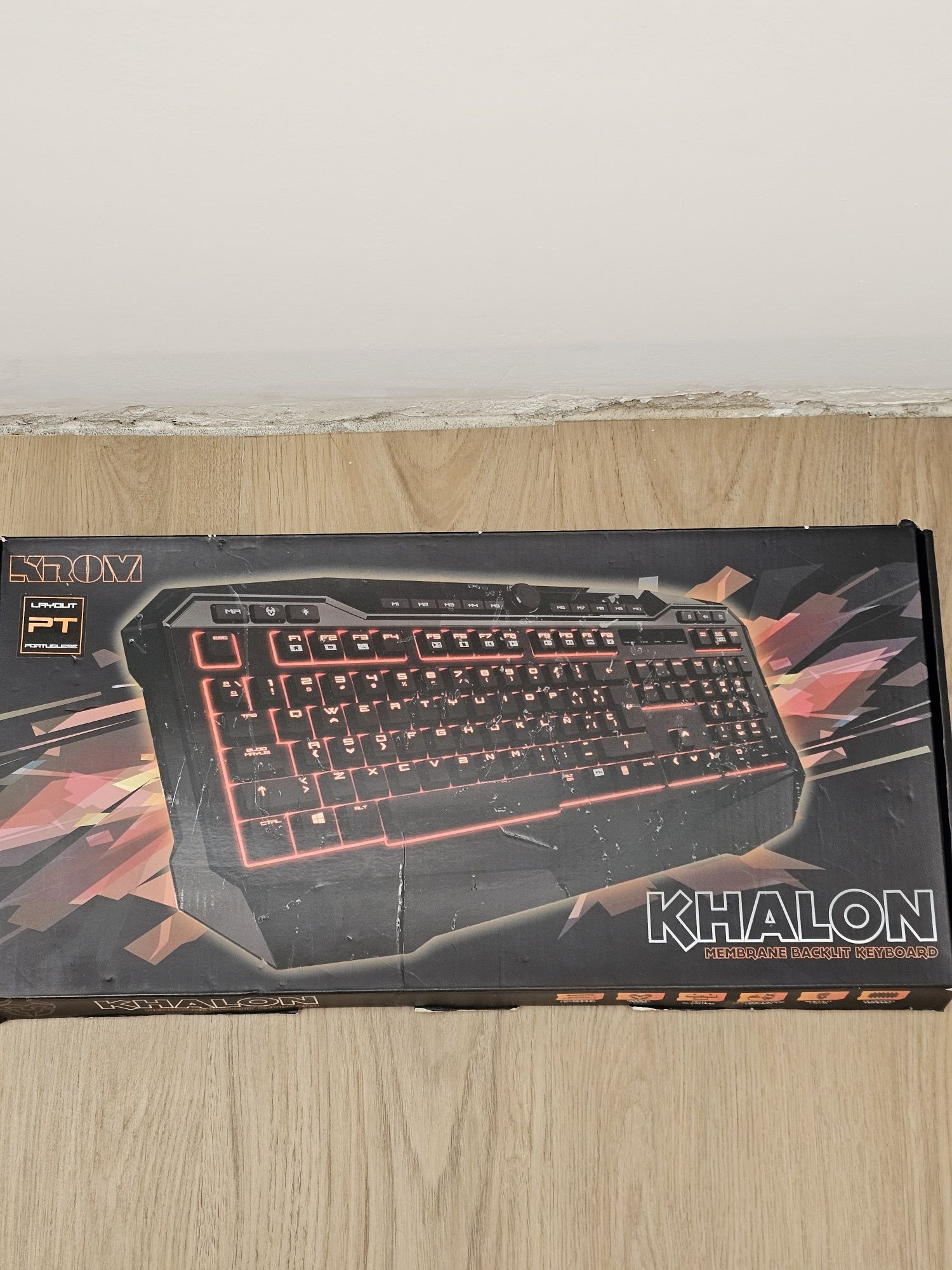 Teclado khalon membrane backlit