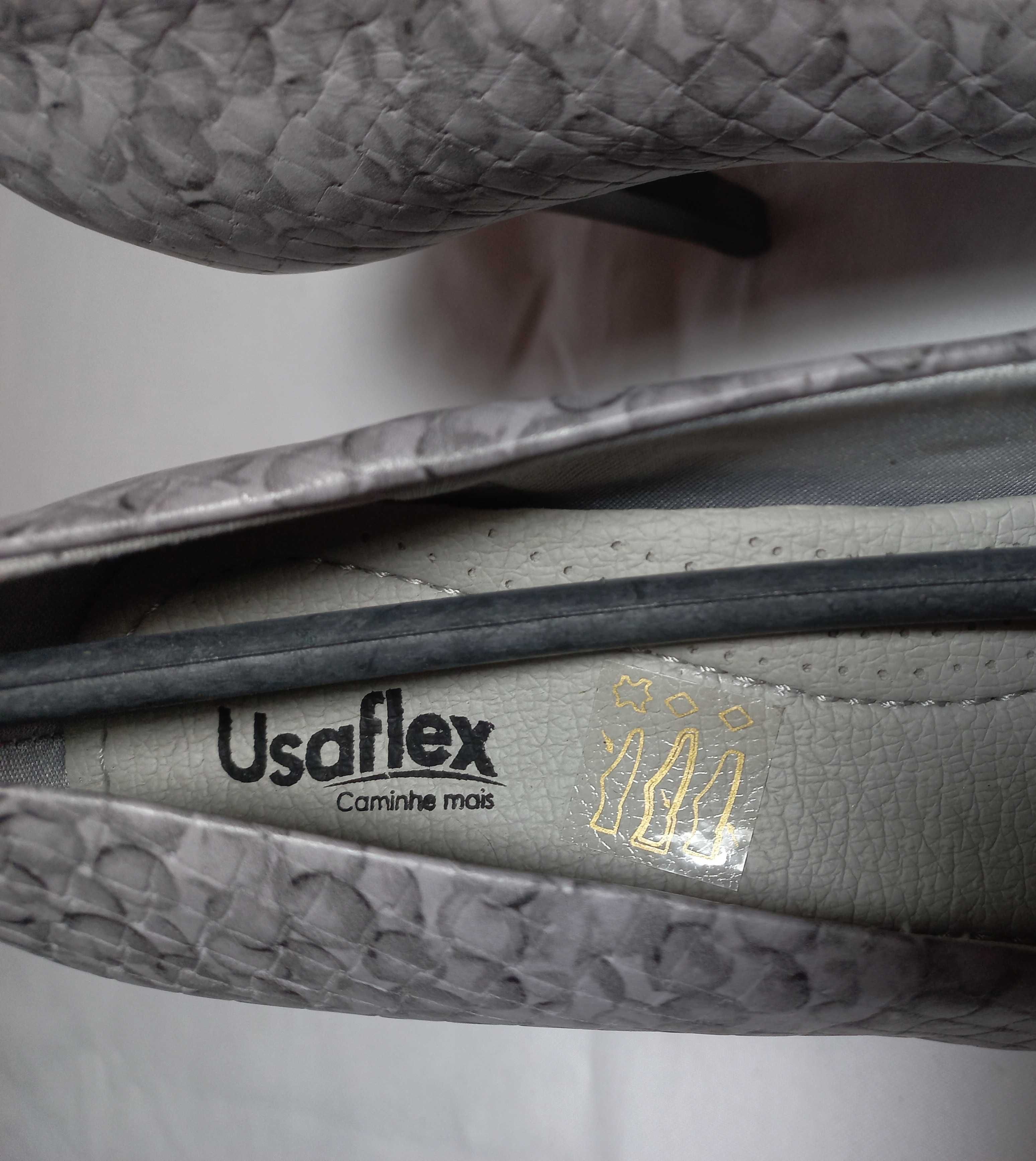Sapatos de salto Usaflex cinzentos/cinza - como novos