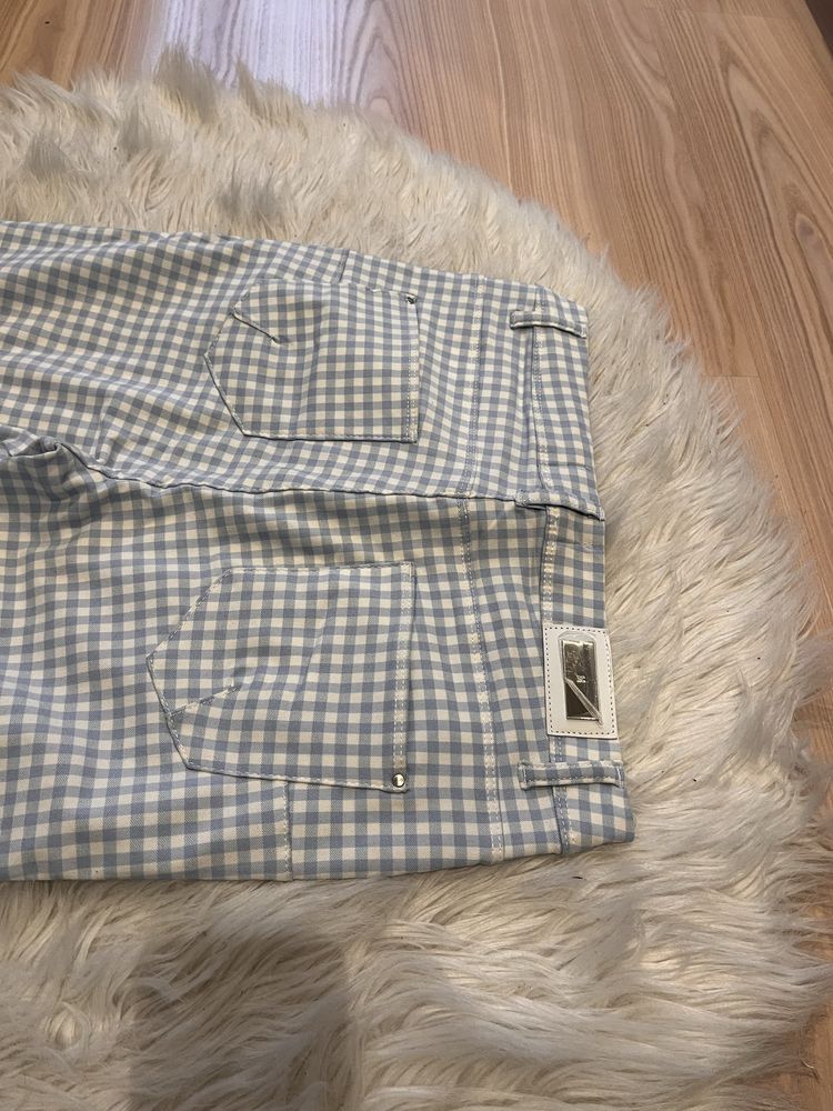 Spodnie skinny w kratkę Mohito 36