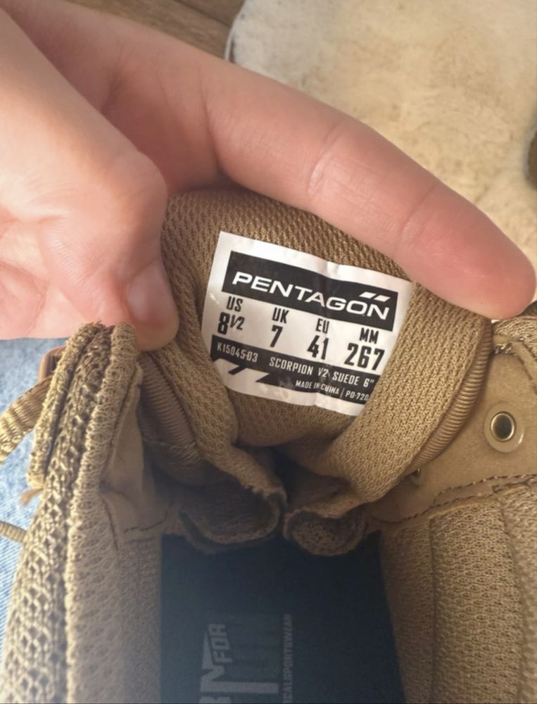 Buty Pentagon Scorpion V2 Suede, buty militarne