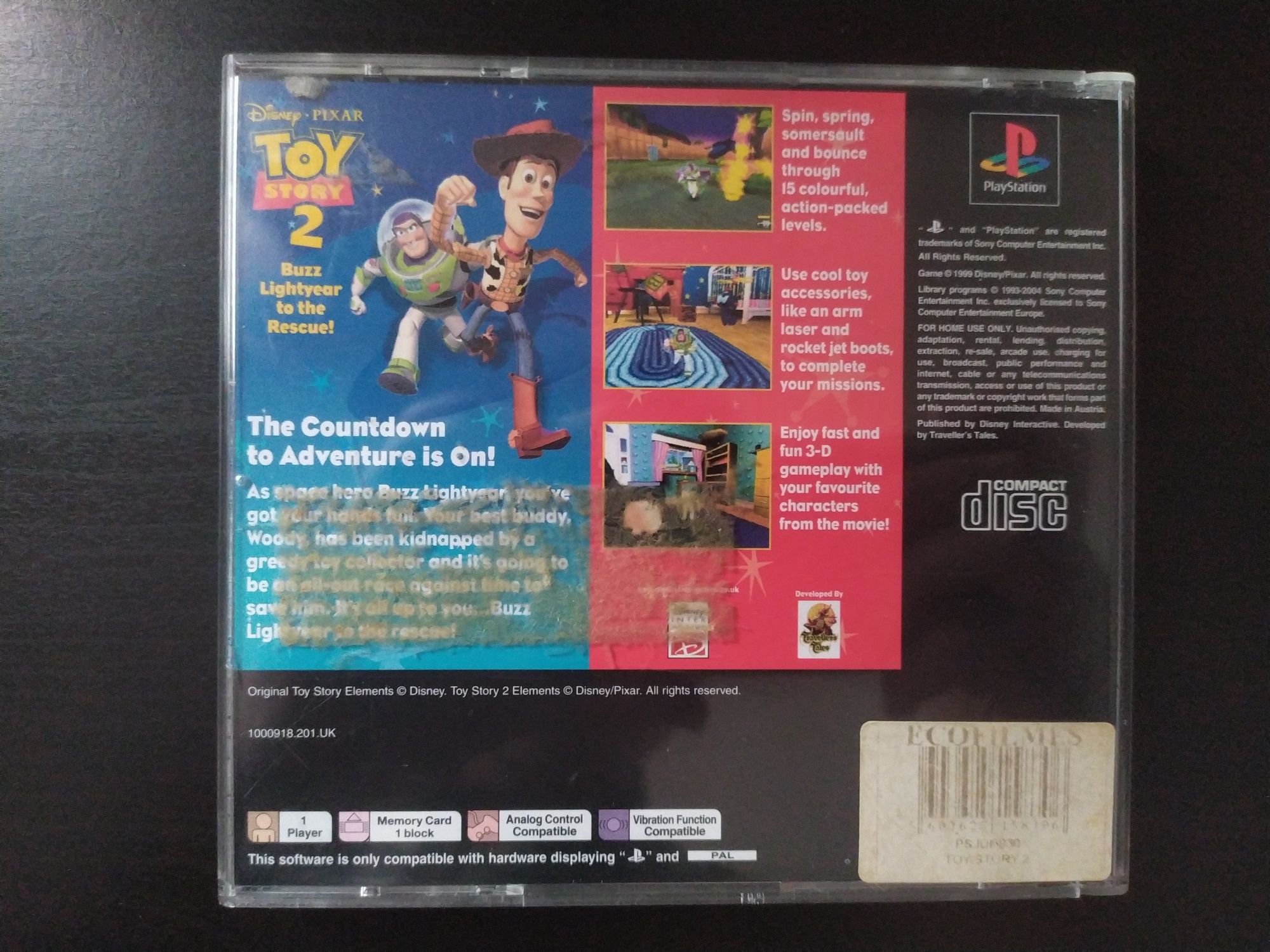 Toy Story 2 PlayStation 1