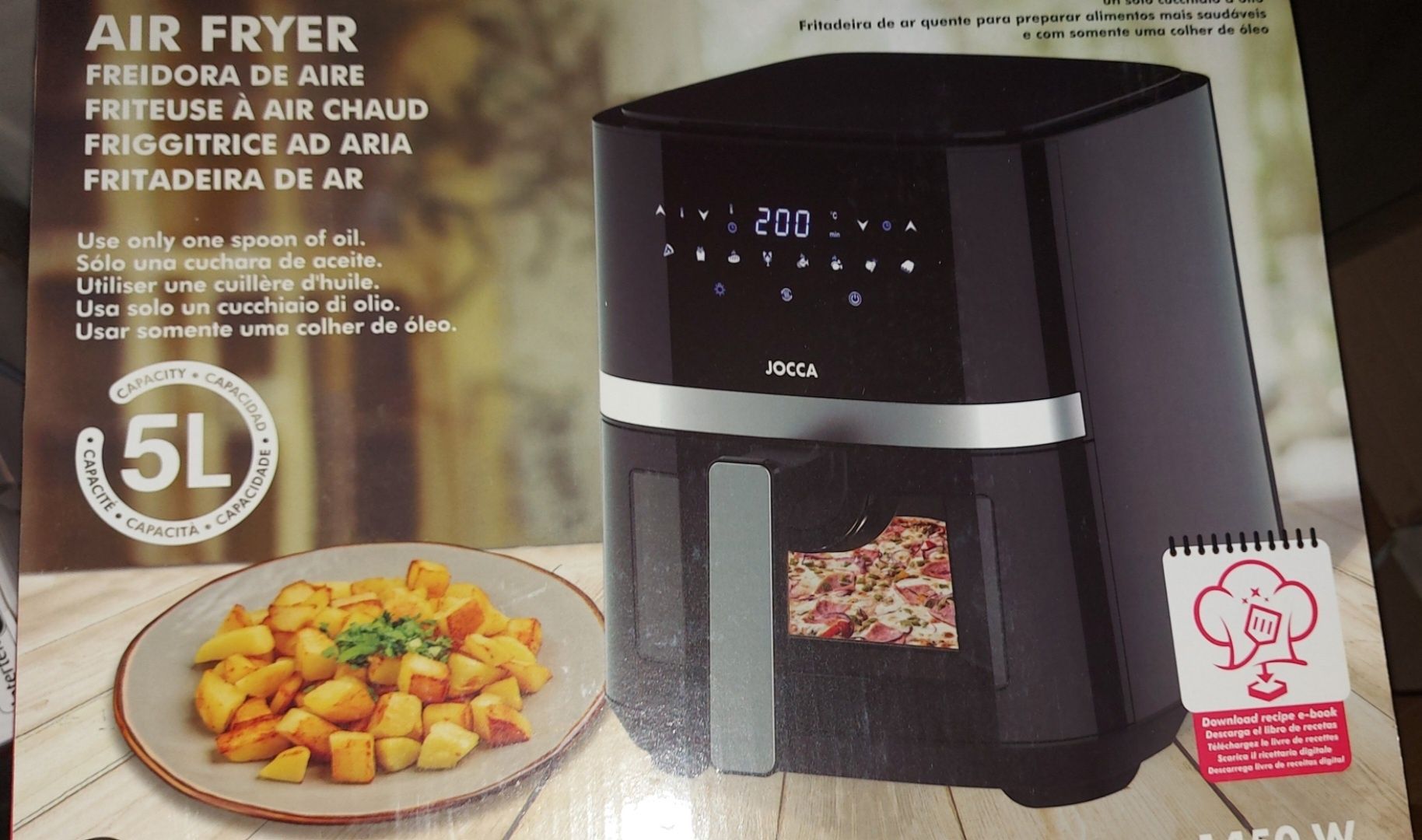 Frytkownica beztłuszczowa Jocca 1450 W 5 l