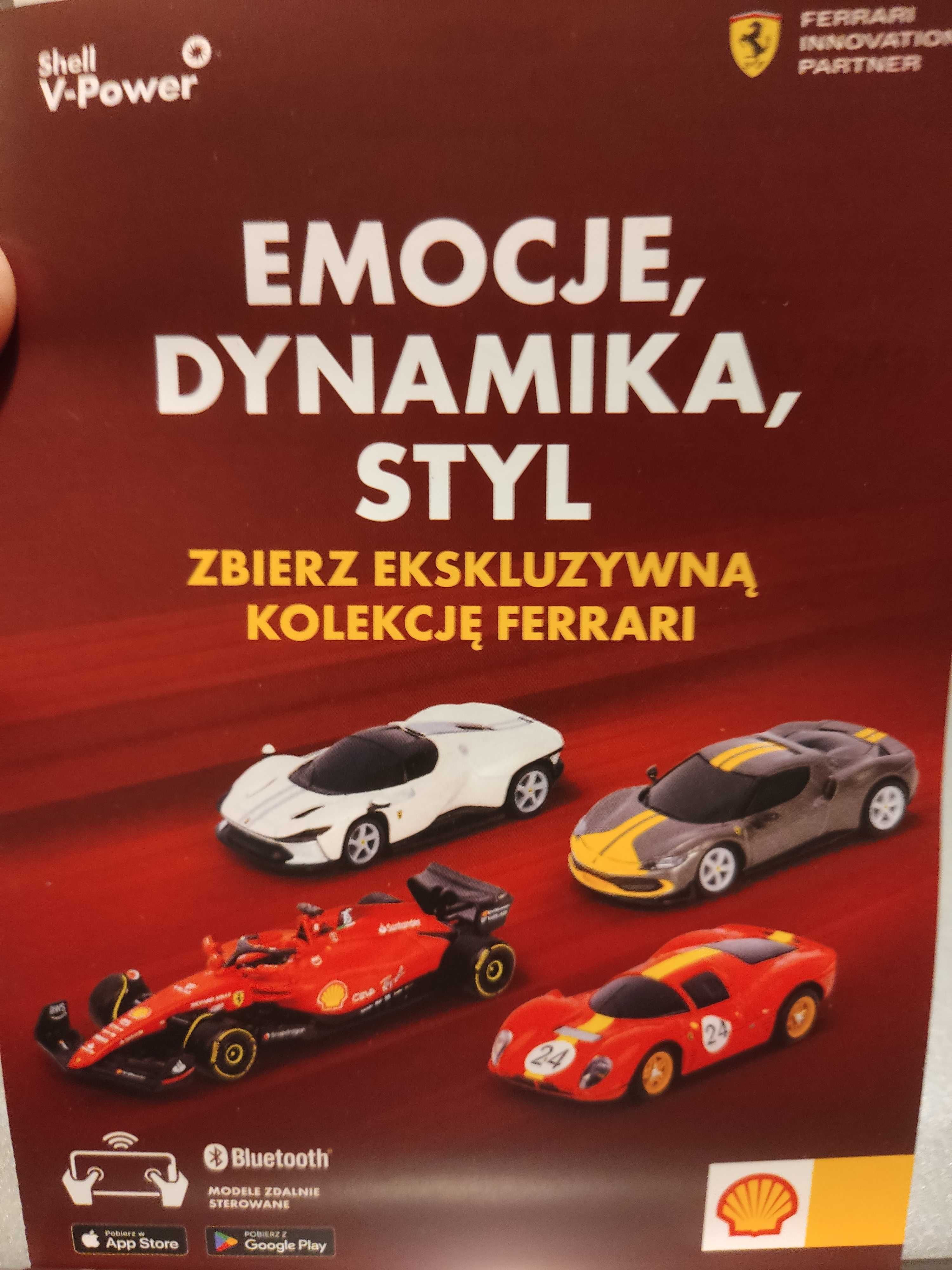 Ferrari Shell - Ekskluzywna Kolekcja 4 modele bluetooth - okazja Nowe