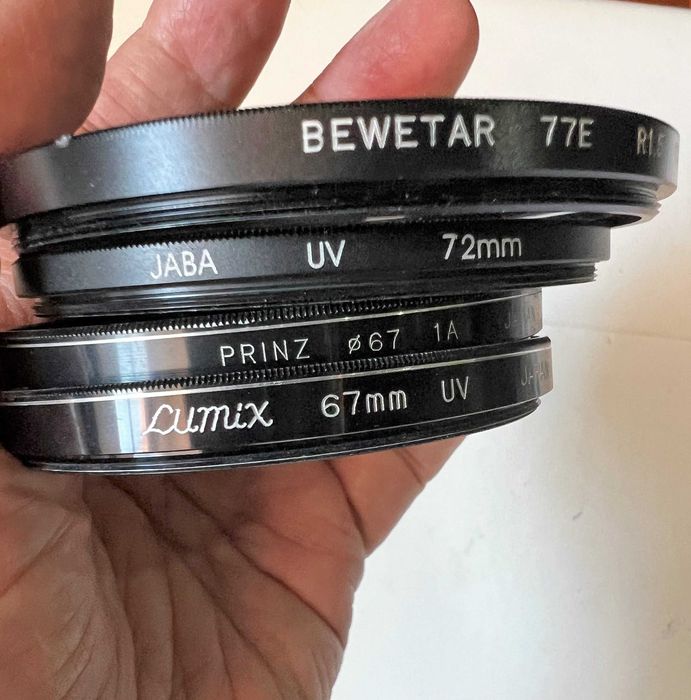 Conjunto de 18 filtros UV