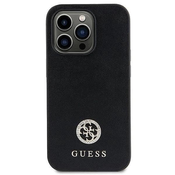Etui Guess Strass Metal Logo na iPhone 11 / Xr 6.1" - czarne