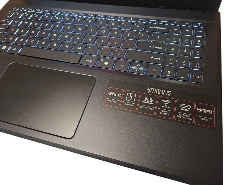 Gw. 2027r. Laptop gamingowy Acer Nitro V15 Rtx 4060 Ryzen 5 1TB SSD 16