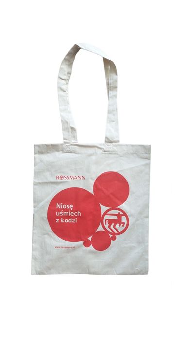 Torba bawełniana na zakupy Rossmann