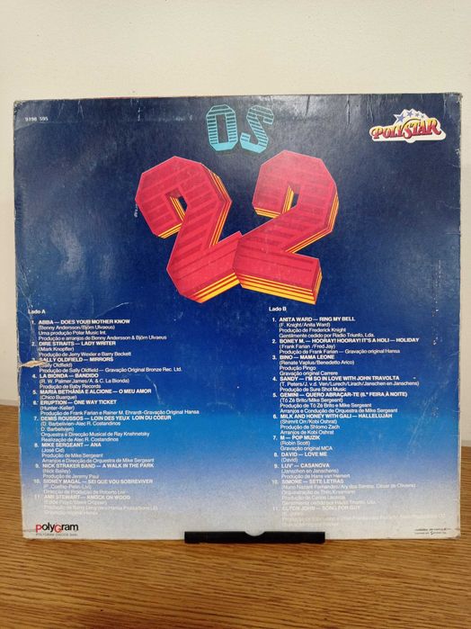 Disco vinil Os 22