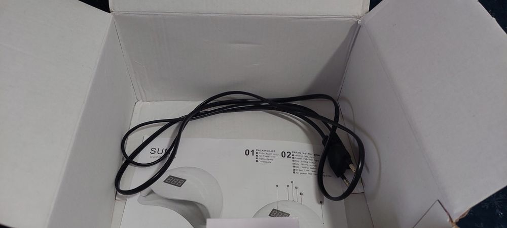 Набор лампа для маникюра Sun one 48W лаки втирки