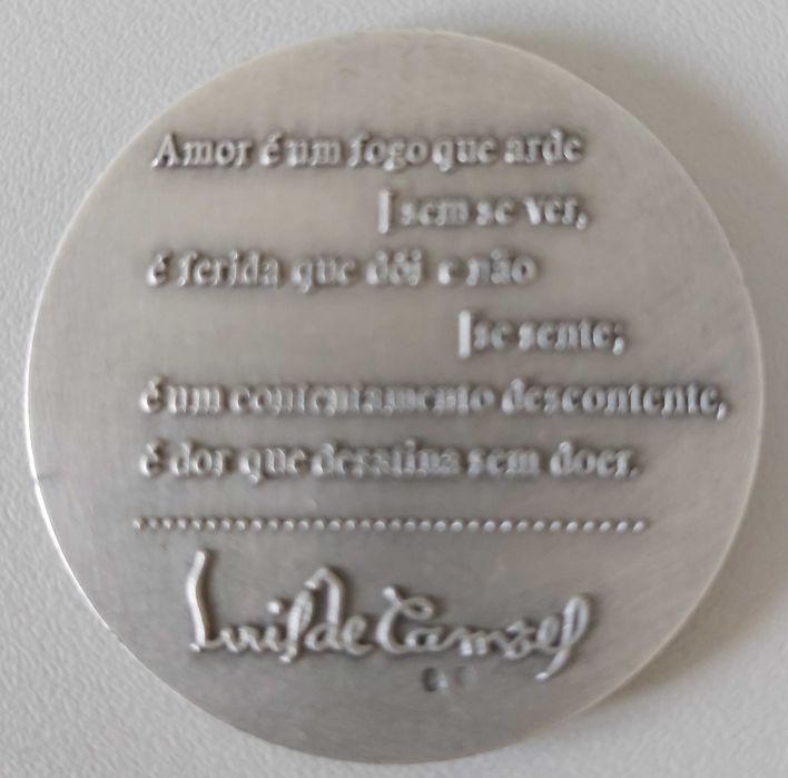 Medalha comemorativa do DIA de CAMÕES, Prata, Edição 1999