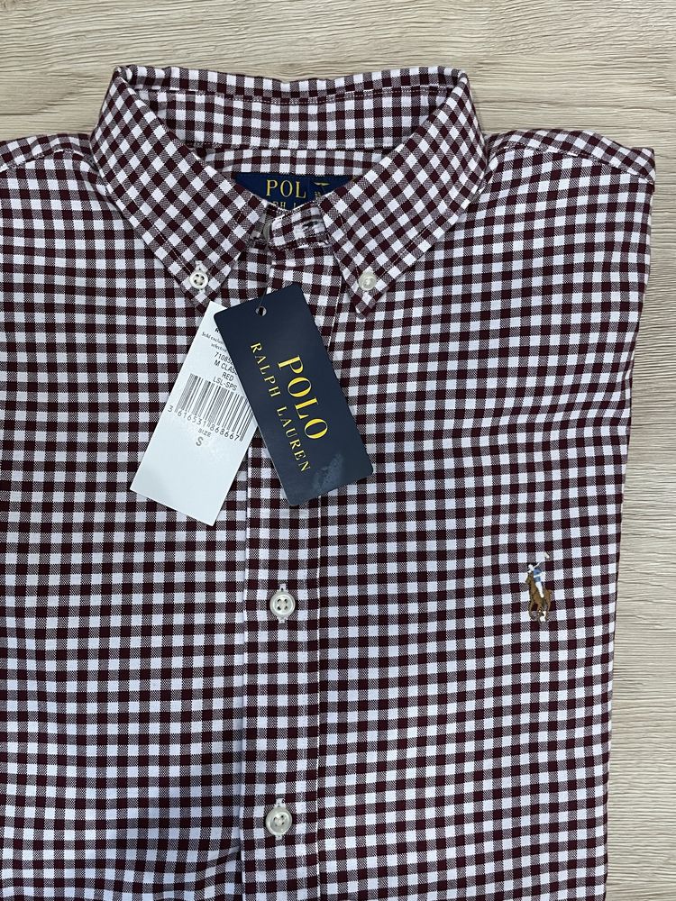 Koszula Polo Ralph Lauren męska Slim Fit Oxford Shirt koszula w kratę