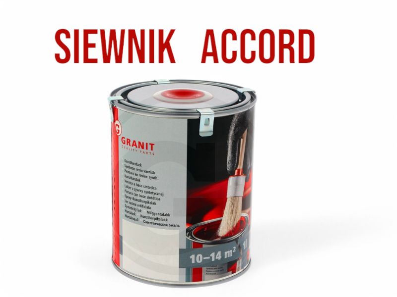 ACCORD Siewnik  Niemiecki LAKIER Czerwony do siewnika Nopolux 1L