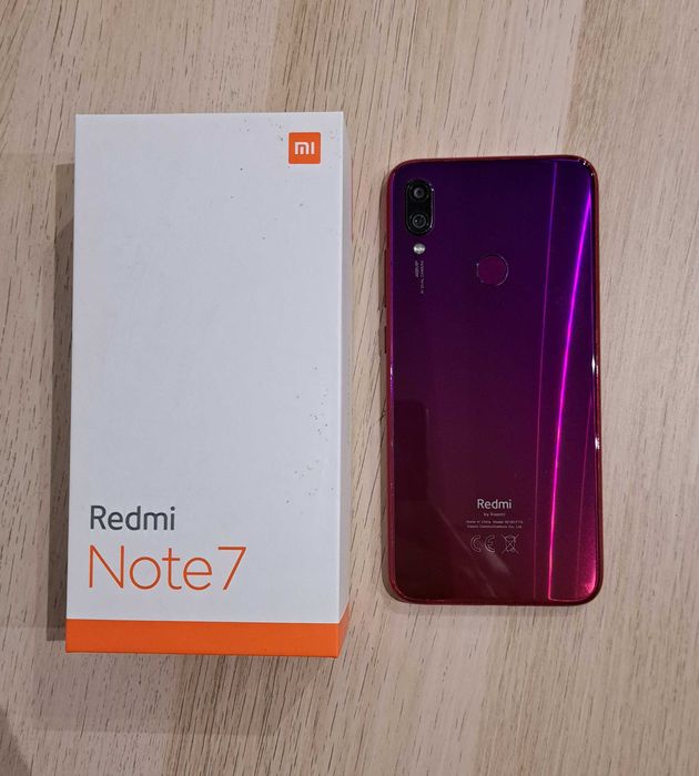 Xiaomi Redmi Note 7 - Vermelho Nébula - Ótimo estado