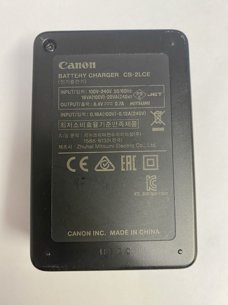 Carregador ORIGINAL Canon CB-2LCE