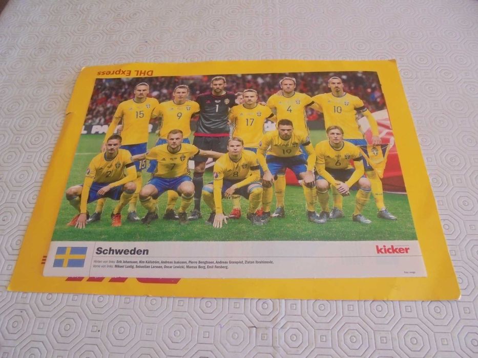 Posters (21,5X30) de Seleções de Futebol no Euro 2016 em França