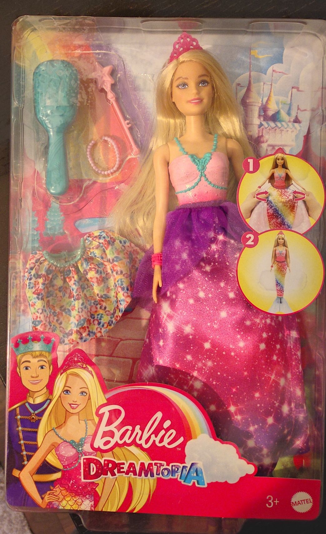 Barbie Dreamtopia Syrenia Przemiana Syrenka