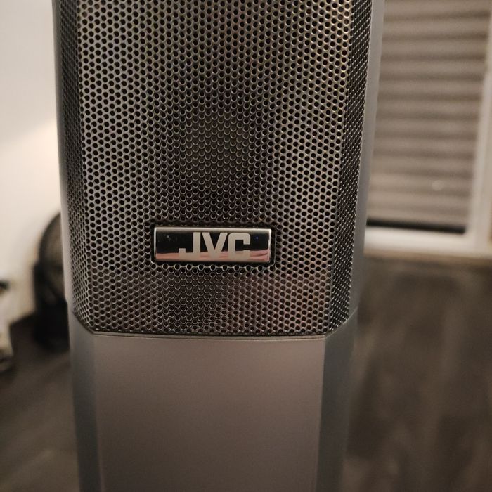 Amplituner JVC kolumny głośnikowe