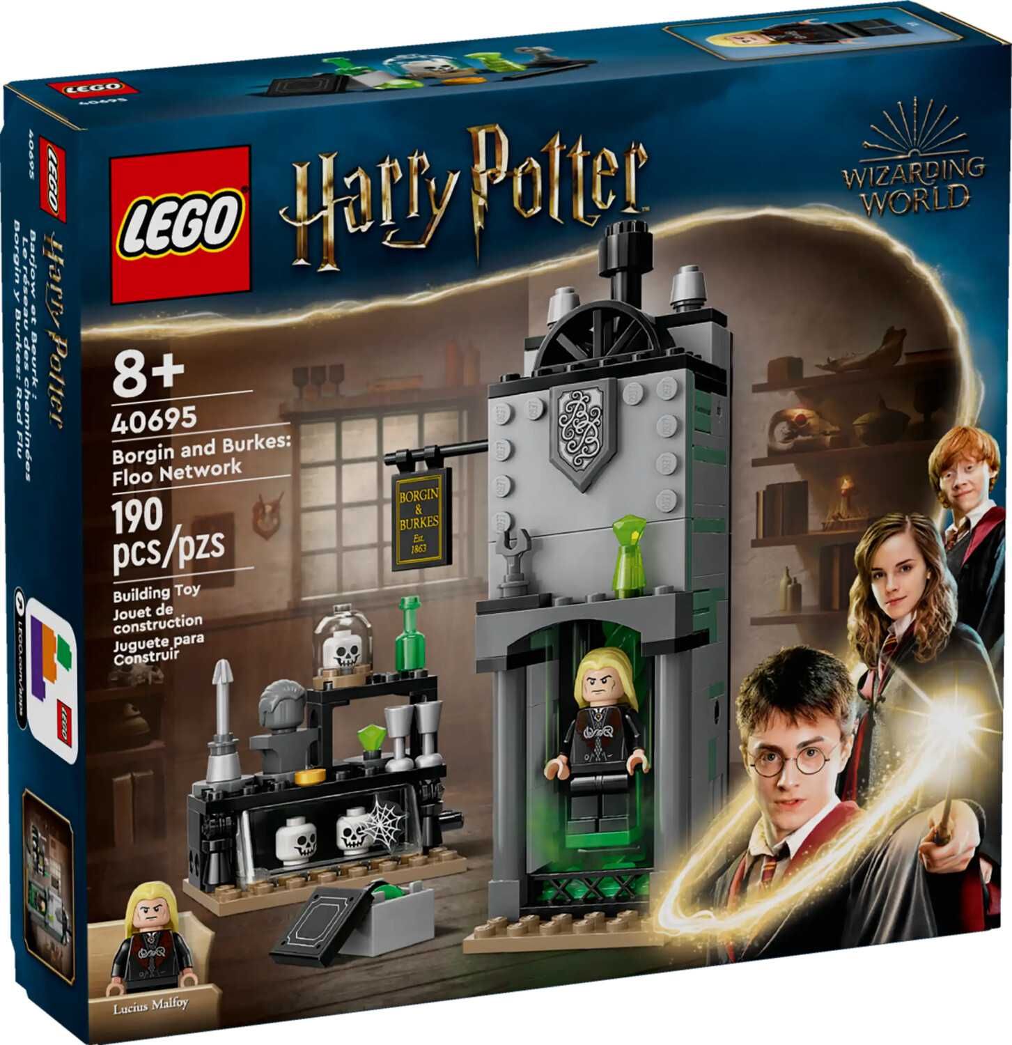 Lego 40695 Боргін і Беркс: камінна мережа Гаррі Поттер Лего новий!