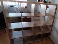 Estantes de quadrados (Ikea KALLAX), 16 quadrados, Carvalho