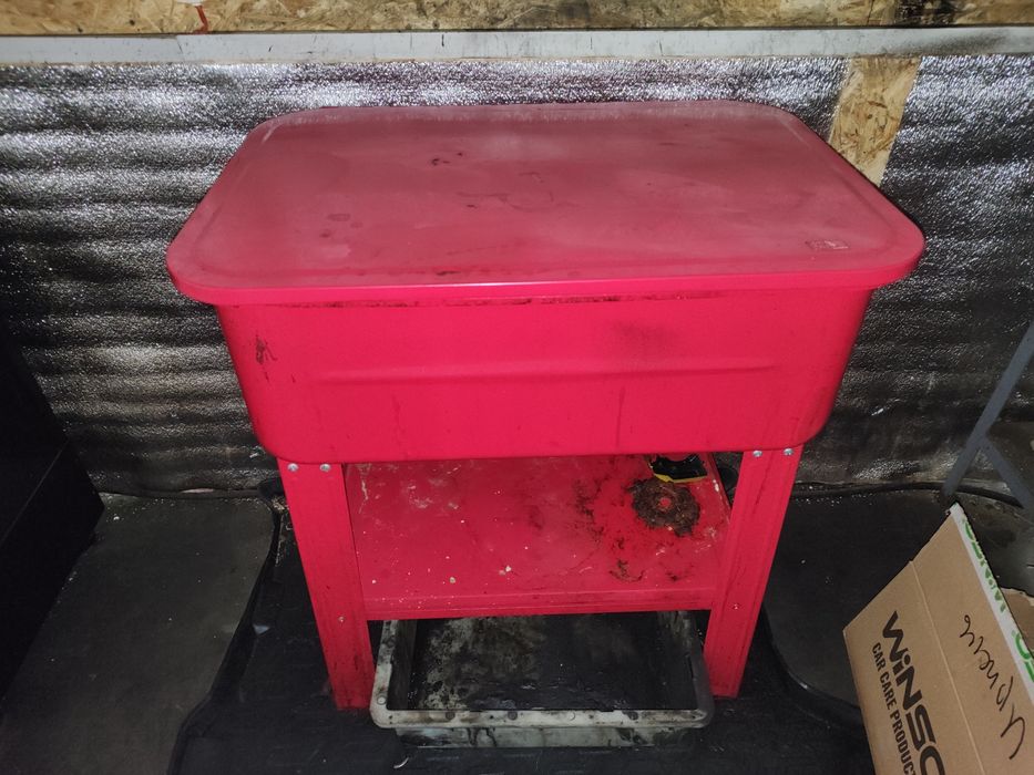 Установка для миття деталей пневматична на 75л, для авто та мото СТО