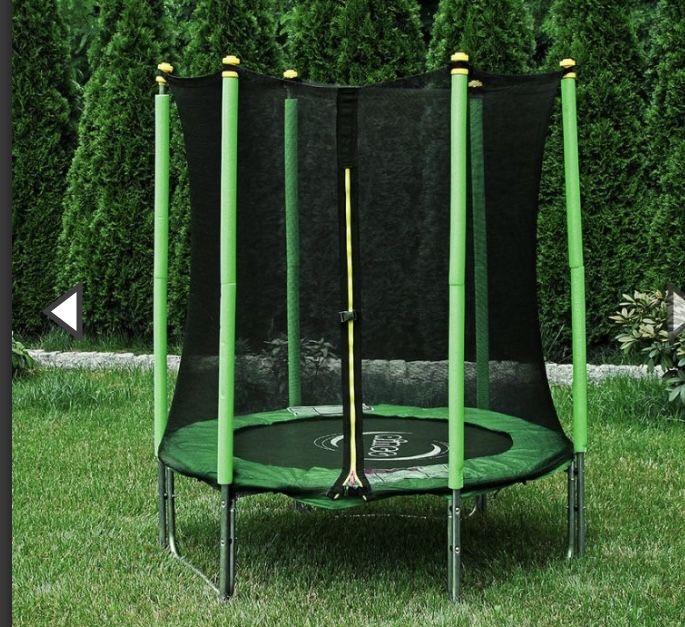 Trampolina ogrodowa Sapphire 4.6 FT 140 cm zielona
