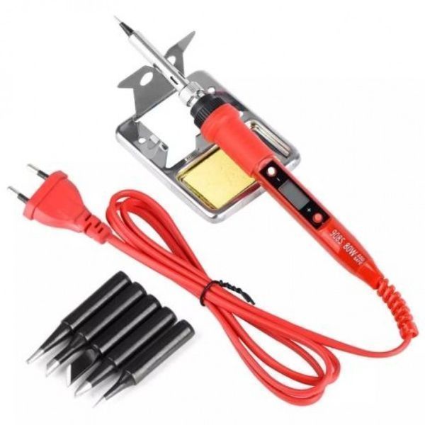Паяльник JCD 908S 80W дисплей LCD дисплей електр регулювання пайка