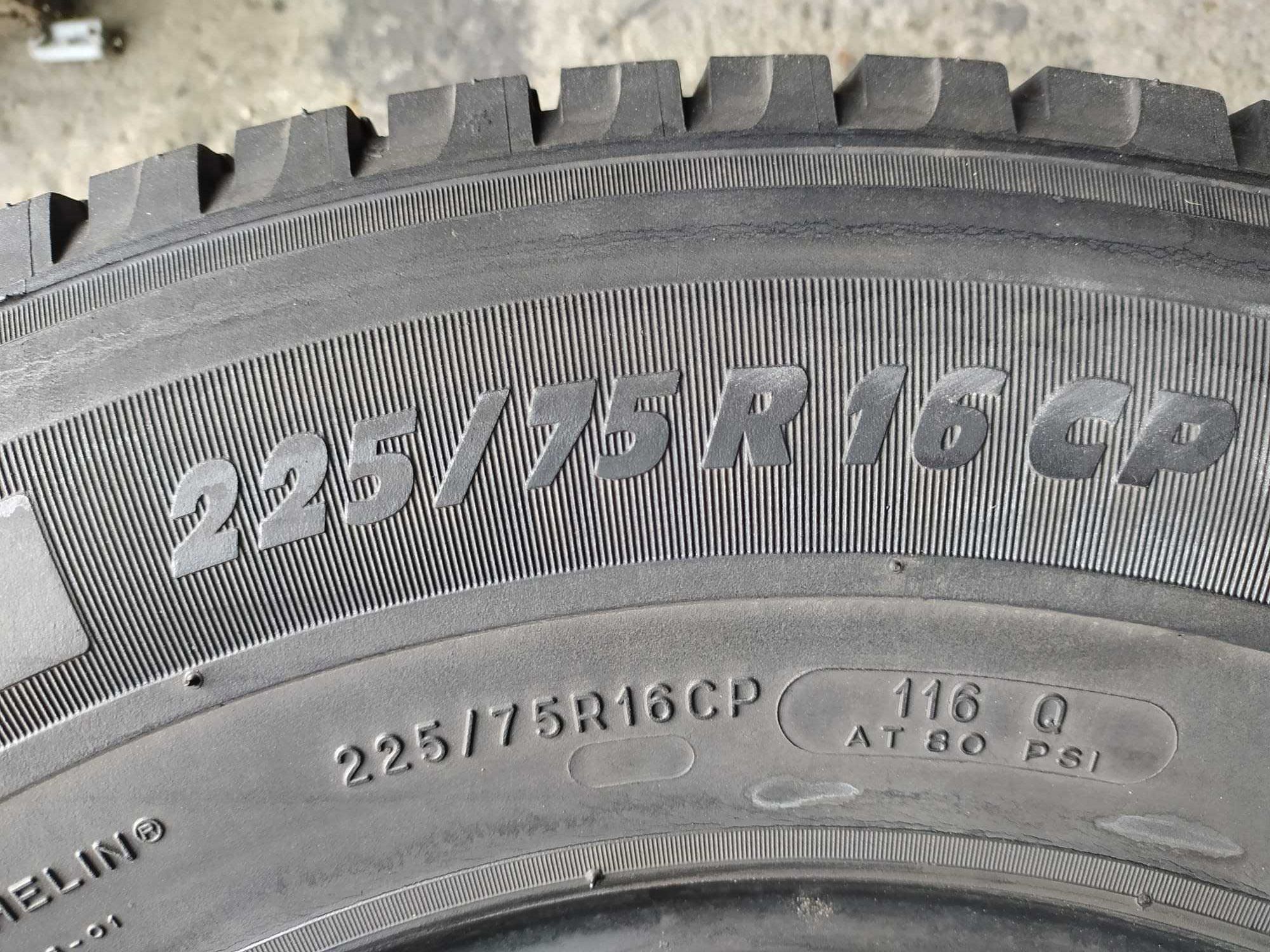 4 x 225/75r16CP Michelin Agilis Caming