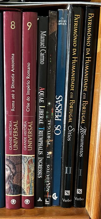 Vendo livros de HISTÓRIA e de ARQUITECTURA