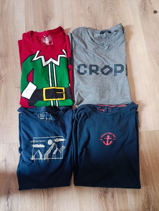 Zestaw męskich koszulek XL/XXL