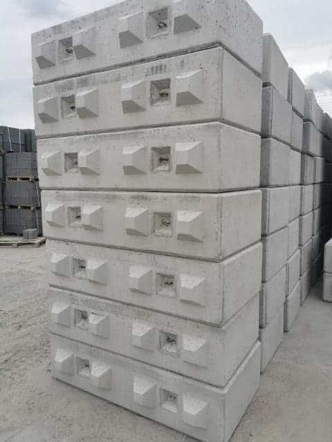 Blok betonowy typ 60 / bloki betonowe / mury oporowe / ściana / LEGO