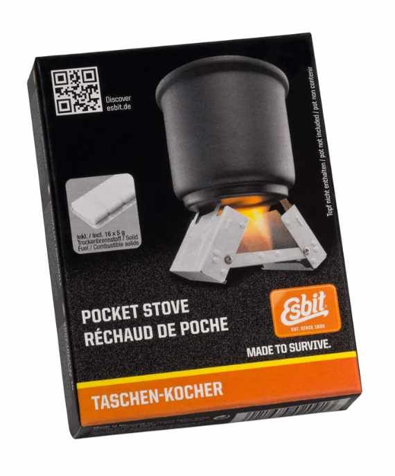 ESBIT Pocket Stove Small 16x5g Palnik Kompaktowy