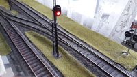 Модель двухзначного светофора/ Железная дорога Piko,Roco H0 (1:87)