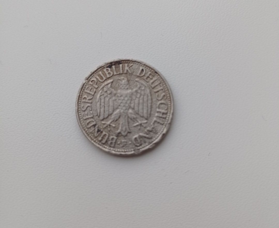 Монета, одна дойчмарка 1950 г.