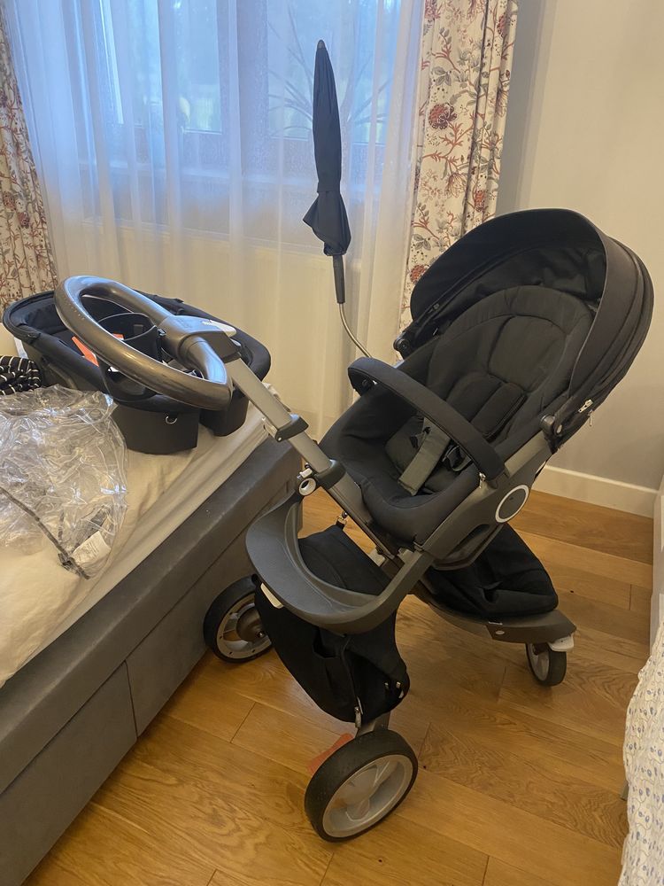 Wózek stokke xplory v4 2w1 + adaptery maxi cosi