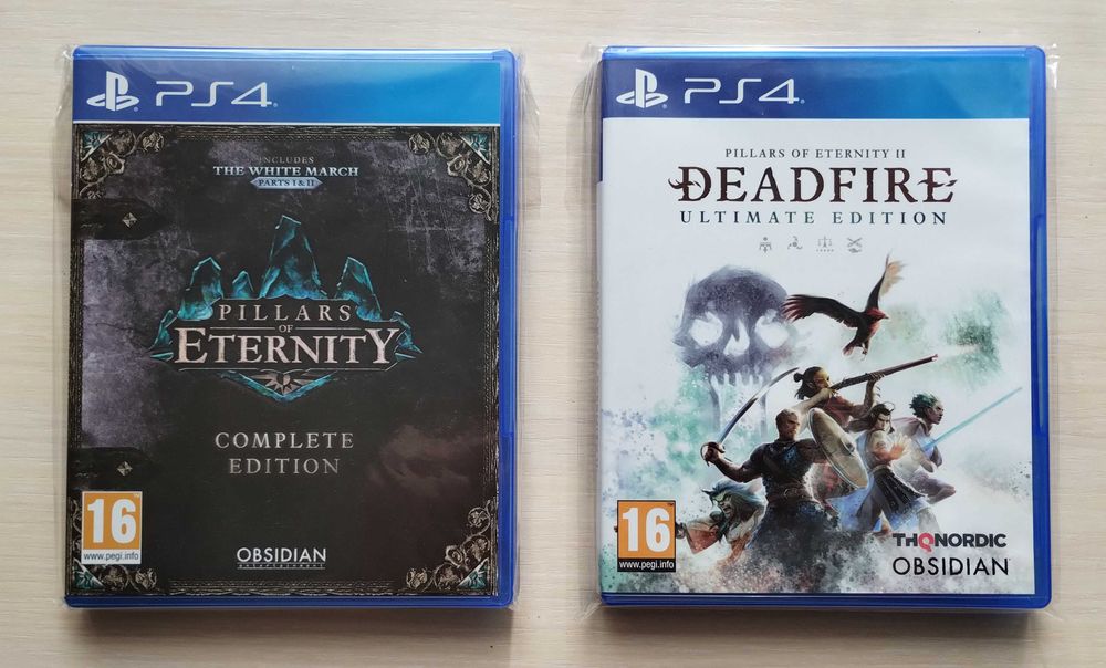 Комплект Диски Pillars of Eternity PS4/PS5