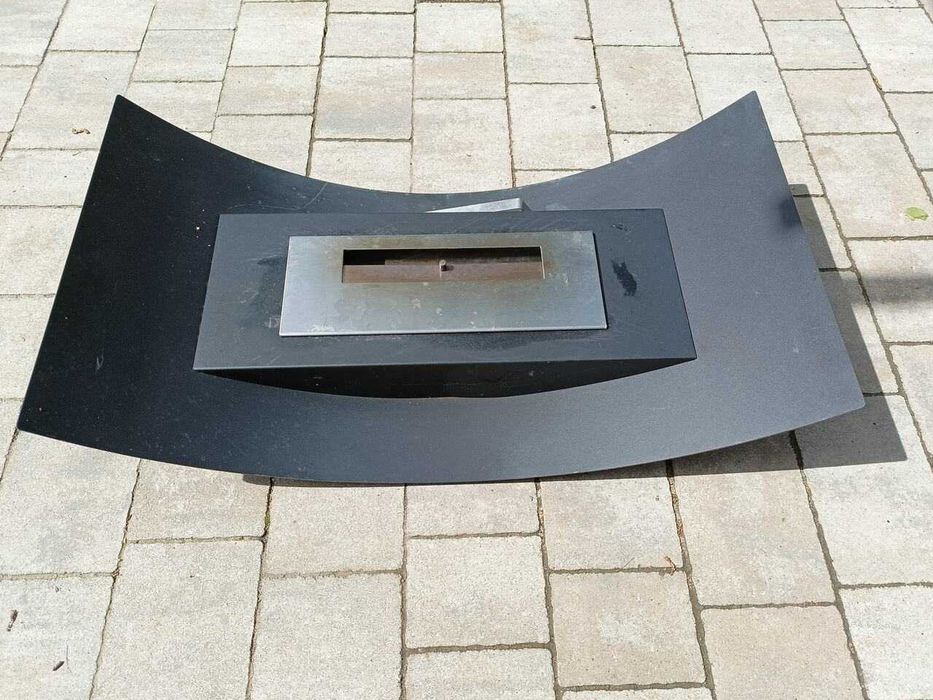 Biokominek, biomisa. Kolor czarny. Wersja XXL, 75 x 40 x 17.