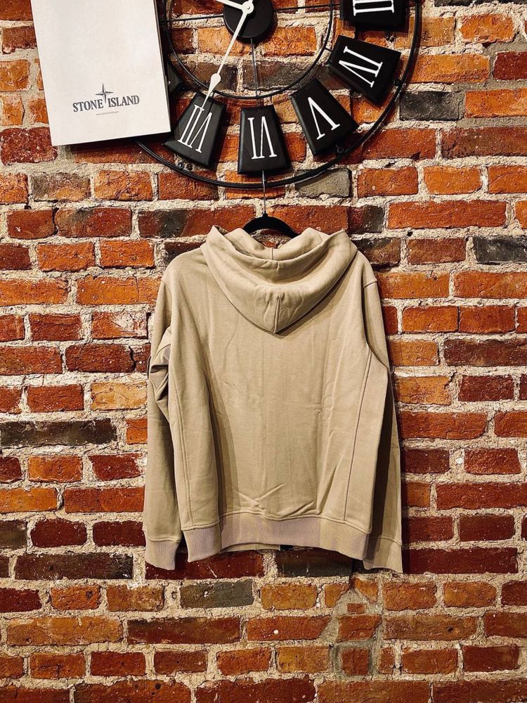Zip hoodie Stone Island Ghost patch patka bluza z kapturem logo SI