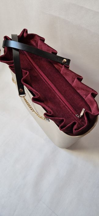 Organizer do torebki obag standard bordowy