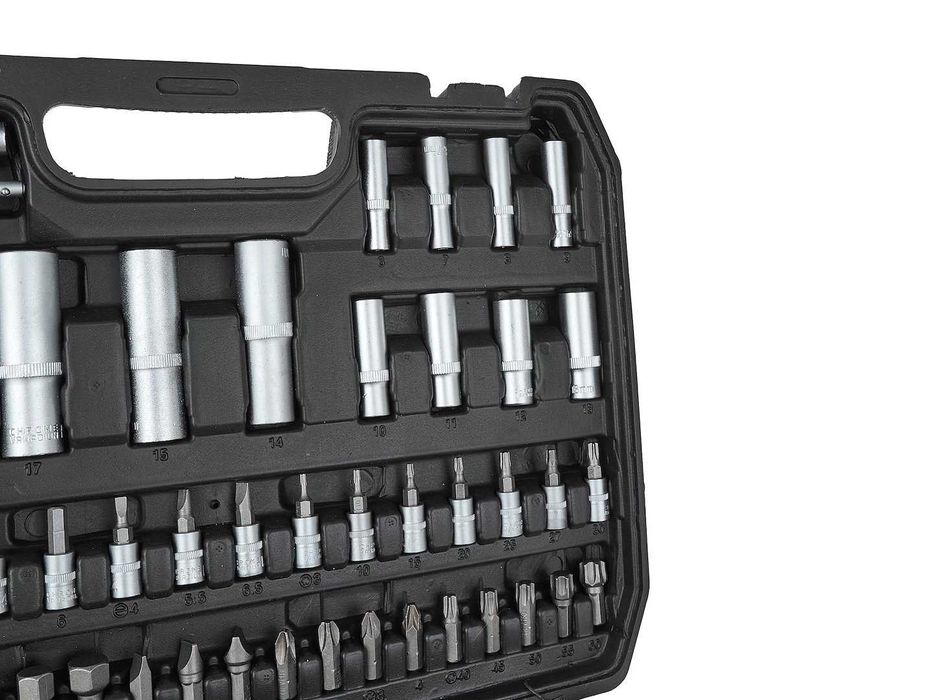Komplet KLUCZY NASADOWYCH klucze nasadowe 108 el. 1/4" 1/2"  2364